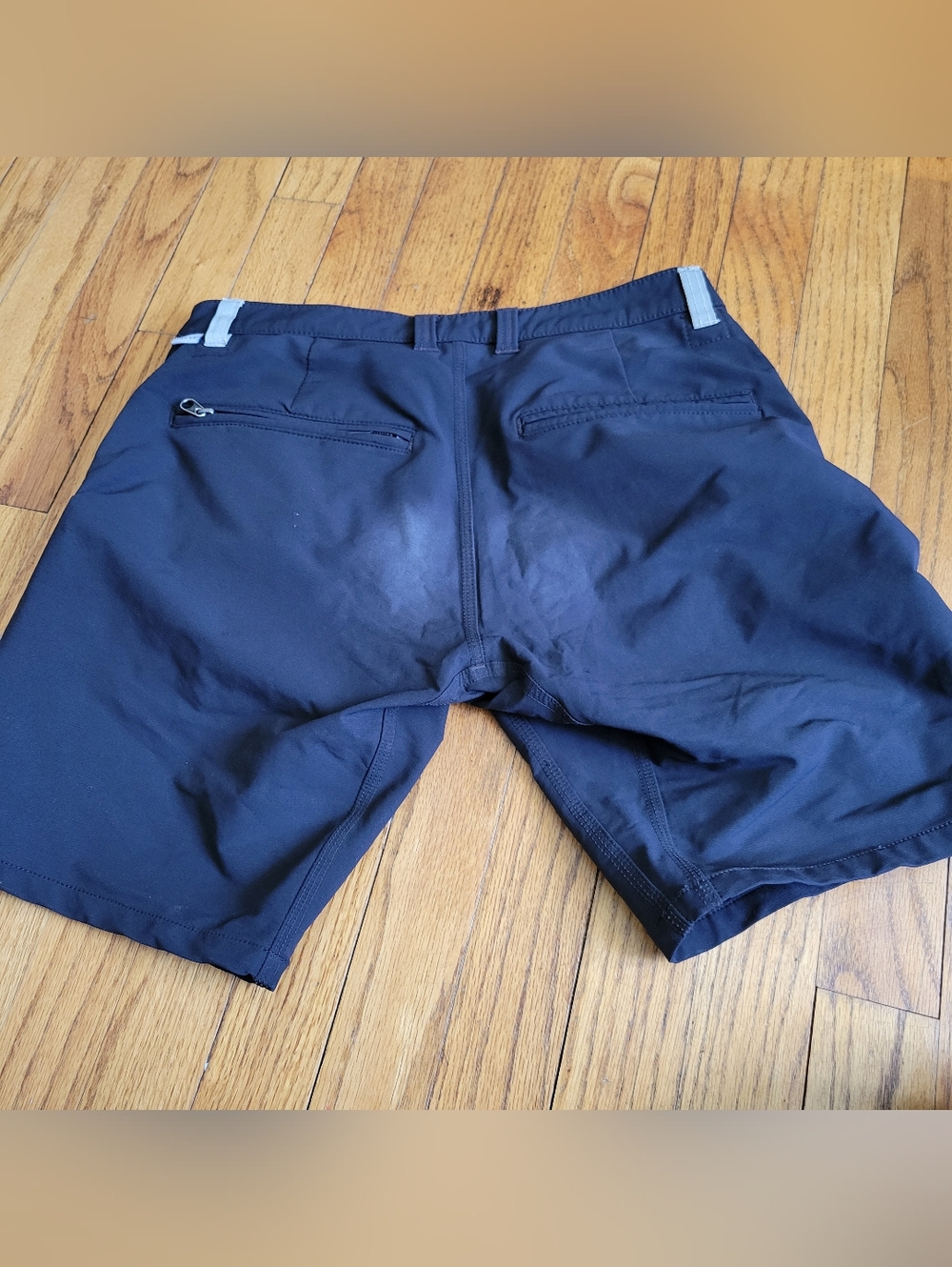 swrve durable cotton trouser shorts, Regular Trim Fit black, 30 Durable Stretch
